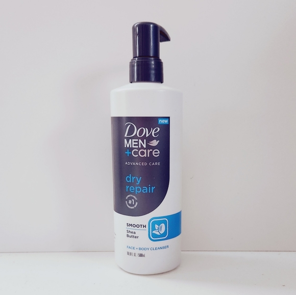 🐢2/$15 Dove Men+Care Advanced Care Dry Repair Face + Body Cleanser - Picture 1 of 9